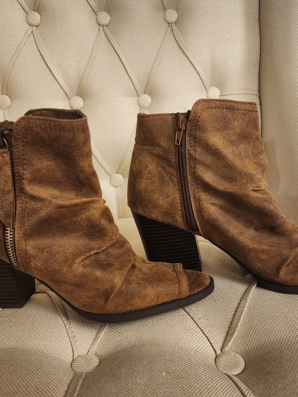 Women's Size 9 Open Toe Gladiator Heels - Picture 2 of 5